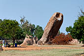 Mamallapuram - Tamil Nadu. Curious rock formations near the Tiger Cave 